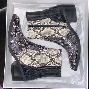 Dolce Vita snake print boots